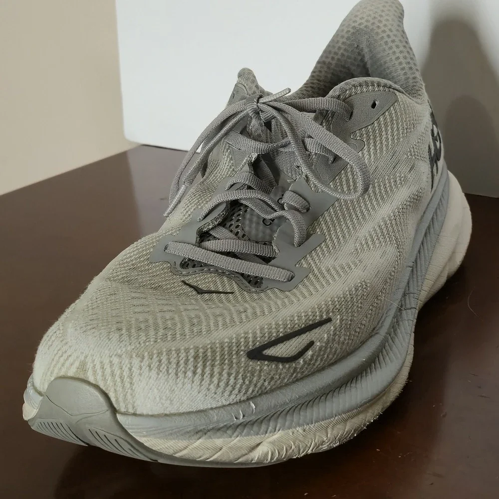 Hoka One One Clifton 9 Mens Size 13 Medium D Harbor Mist Sneakers 1127895 HMBC